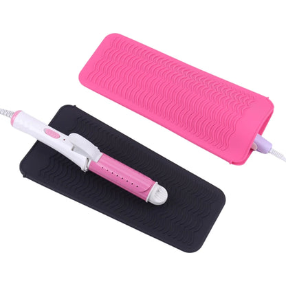 Heat Resistant Silicone Hair Styling Tool Mat And Pouch